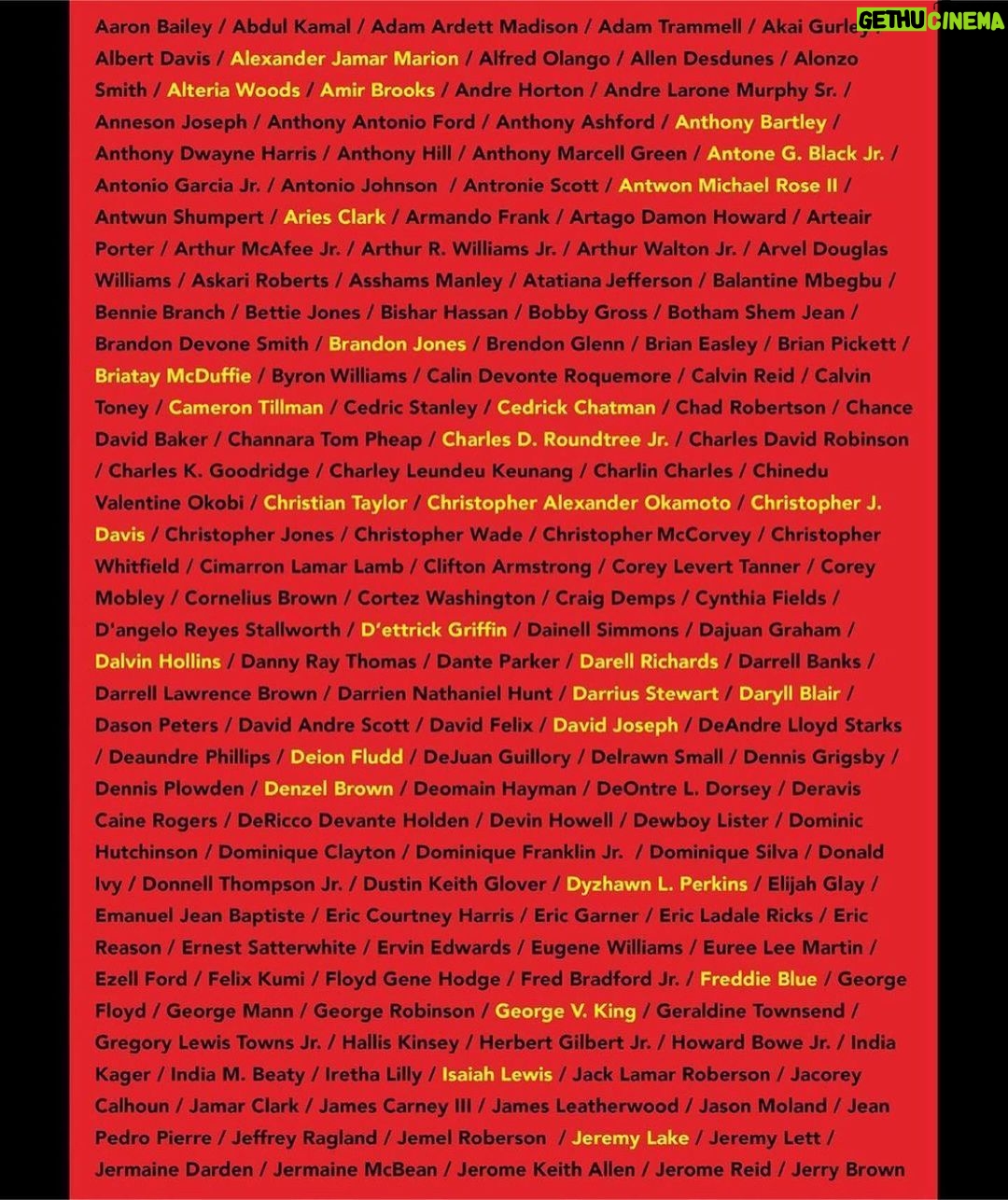 Hannah Kasulka Instagram - Repost from @sainthoax • This is a list of black men and women who have been murdered by the police in recent years. They were all unarmed. The names in yellow were 21 and under. The youngest on this list is Tamir Rice. He was 12. Many of the officers who committed these crimes were not charged for them. Say their names because black lives matter ✊🏽✊🏾✊🏿/////// This is devastating. I’ve struggled with what to say and realize I don’t have the right words. But I’m here to listen and willing to learn. I encourage all of my non poc friends to do the same. If we want change we have to sit with our pain and be willing to be uncomfortable. My friend @sashahutchings did a live today with @nikkywalks that was very heartfelt and informative. I’ll post it in my stories along with some other people to listen to/ways to take action.