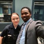 Hannah Kasulka Instagram - Despite what happened in last night’s episode I still think @haroldperrineau is the best. He is so kind and such a talent(he’s been in SO many great projects: The Matrix!! Romeo & Juliet!! LOST!!) I had a great time working with him and can’t wait for you to see the rest of our story next week on @therookieabc