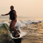 Hannah Nordberg Instagram - an evening surf