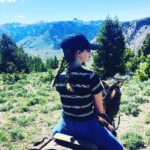 Hannah Nordberg Instagram – idahome 💙 #happiness #nature #horsebackriding #homeawayfromhome #peaceful