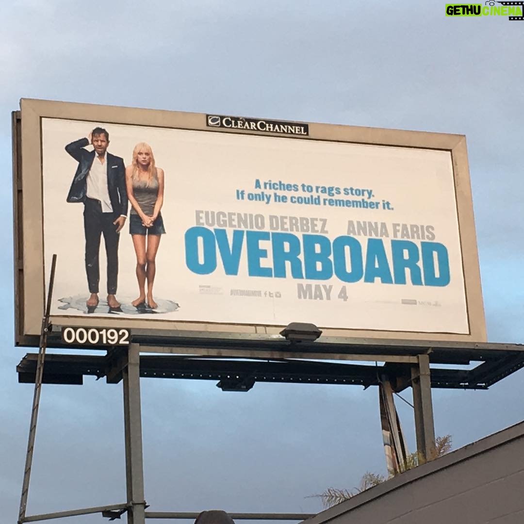 Hannah Nordberg Instagram - SoOoOo cool seeing the #overboardmovie billboard around town!!! Opening in theaters MAY 4th!!! Excited for everybody to see this movie!!! @annafaris @ederbez @paytonlepinski @alyviaalind