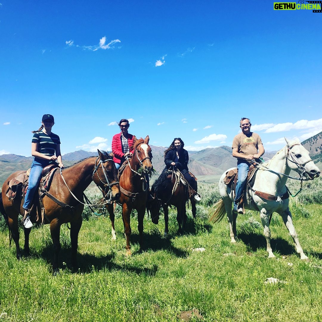 Hannah Nordberg Instagram - idahome 💙 #happiness #nature #horsebackriding #homeawayfromhome #peaceful