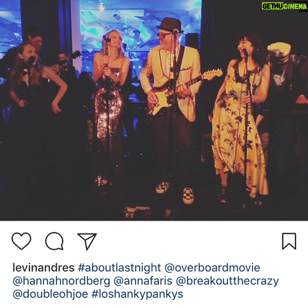 Hannah Nordberg Instagram - And then THIS happened at the OVERBOARD after party!!!! @overboardmovie @annafaris @ederbez THANK YOU @levinandres for inviting me to sing with you and the band!!! #loshankypankys @breakoutthecrazy #dreamcometrue @doubleohjoe @ohhroman @evan_posts @jp_locci @ramsesrodriguezdrummer #mamboitaliano #ahhhhhh #aboutlastnight #actress #actorlife #hannahnordberg