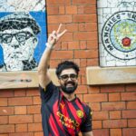 Harrdy Sandhu Instagram - Let’s get that treble! Come on City 🩵 @mancity @pumaindia #PumaFam