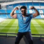 Harrdy Sandhu Instagram - Indeed, turned Manchester blue today. What a game ! Kamm khichta fer. HAALAND you beauty 🙌🏻🙌🏻 #cityzens #mancity #etihadstadium