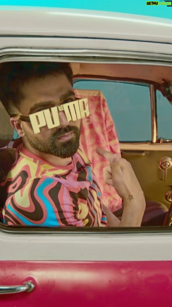Harrdy Sandhu Instagram - Get in, this is going to be a fun ride 😎🚘 @pumaindia