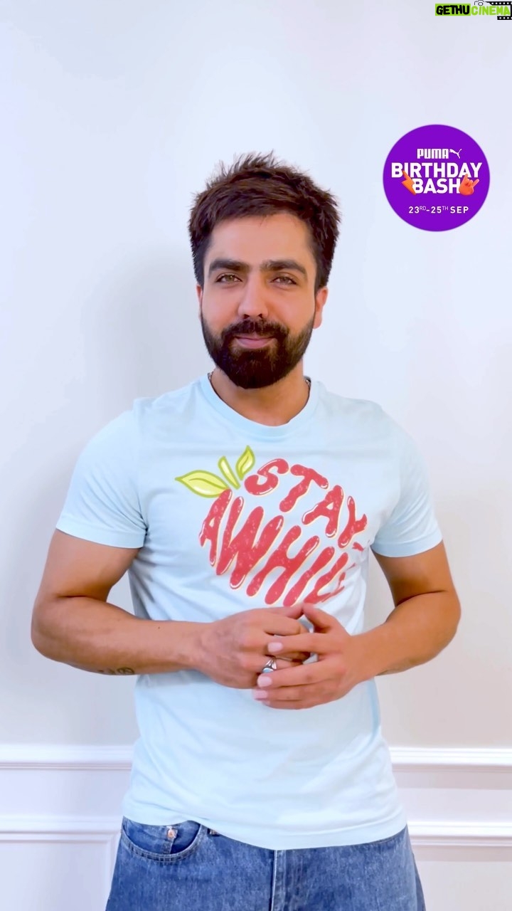 Harrdy Sandhu Instagram - 🌩 IMPORTANT WEATHER UPDATE 🌩 Catch Harrdy Sandhu LIVE at the PUMA Birthday Bash on Friday, 23rd September @ DLF CyberHub. Grab your tickets from BookMyShow or click the link in bio. #PUMABirthdayBash