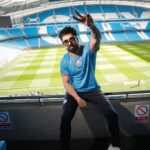 Harrdy Sandhu Instagram - Match day 💪🏻 Kamm khichdo ajj @mancity @pepteam @pumaindia Etihad Stadium of Manchester