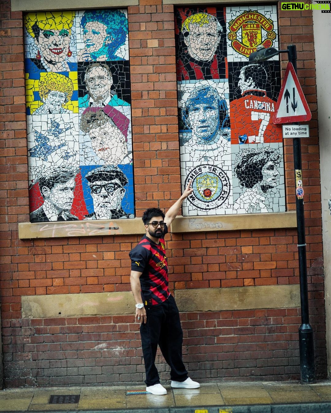 Harrdy Sandhu Instagram - #Cityzens Are you ready? Let’s turn Manchester Blue tomorrow. @mancity FTW . . . Cc: @pumaindia Manchester, United Kingdom