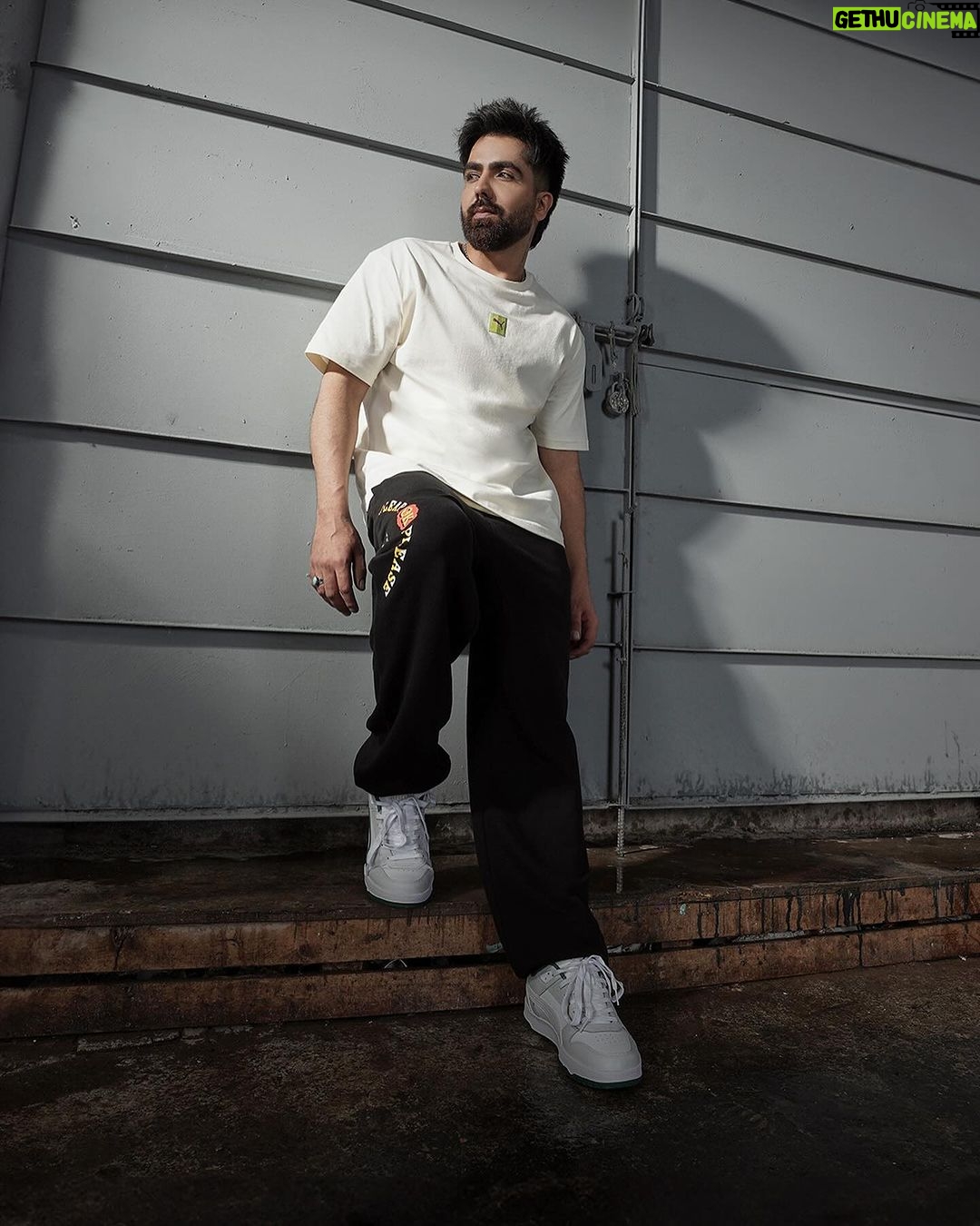 Harrdy Sandhu Instagram - STYLE. OK. PLEASE. 📯 All-new PUMA x HARRDY SANDHU collection is out now. Cop truck art-inspired streetwear, only at PUMA.com, App & Stores. #PUMAxHARRDYSANDHU