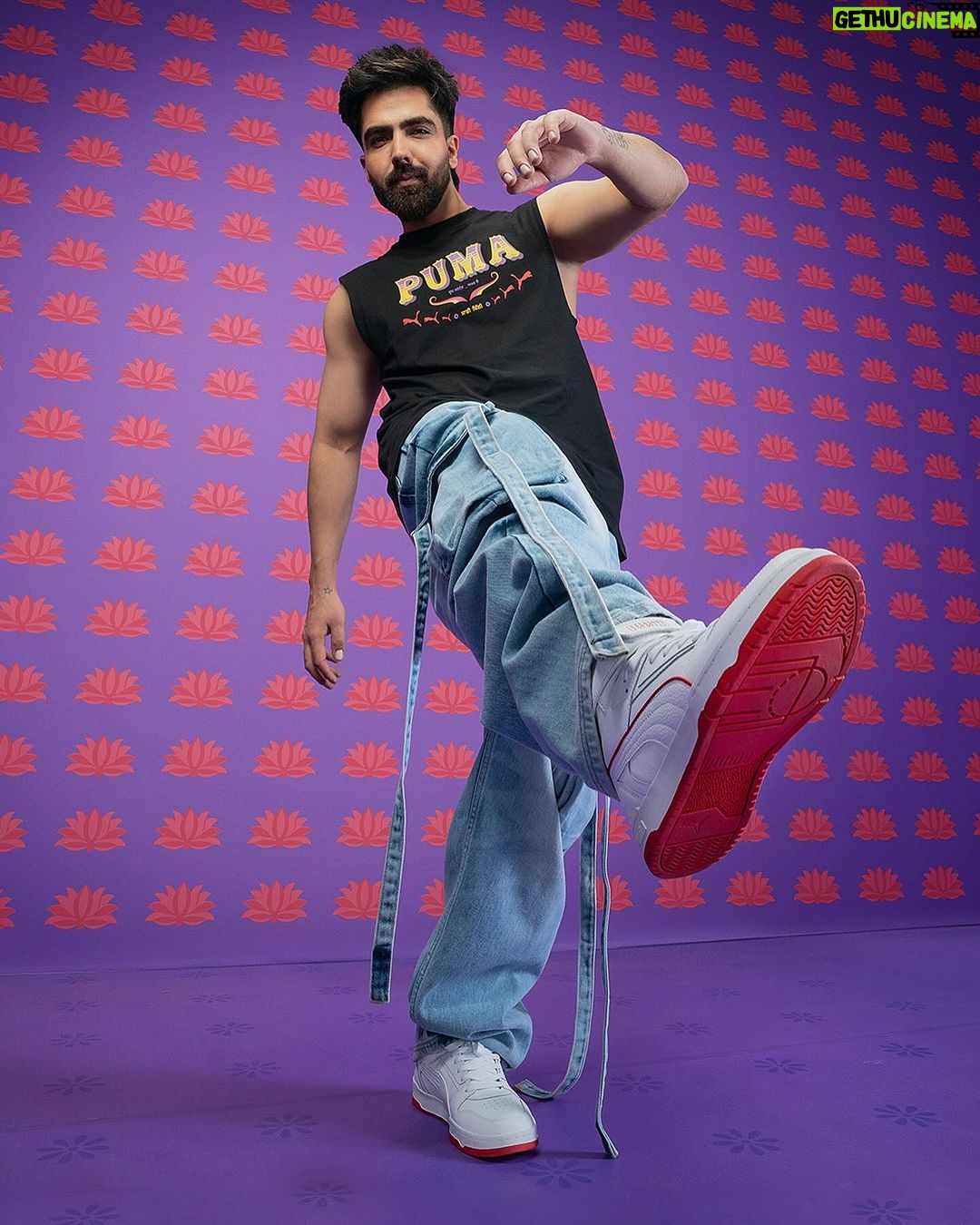 Harrdy Sandhu Instagram - STYLE. OK. PLEASE. 📯 All-new PUMA x HARRDY SANDHU collection is out now. Cop truck art-inspired streetwear, only at PUMA.com, App & Stores. #PUMAxHARRDYSANDHU