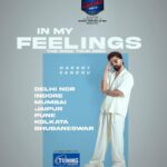 Harrdy Sandhu Instagram - In My Feelings - My India Tour 2023 tickets are live As a team, we’ve worked really hard on presenting something new and fresh. I hope you guys like it when you guys see it in your cities. Go grab your tickets on @insider.in - Link in Bio. @becausemenwillbemen @tuborgzerosoda
