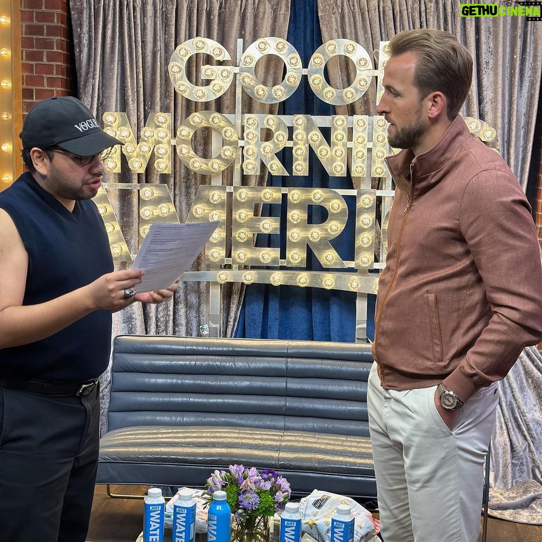 Harry Kane Instagram - Had a great time on @goodmorningamerica today chatting football, NFL and the work my Foundation is doing around mental health. πΊπΈπ