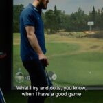 Harry Kane Instagram - Enjoyed a round on the golf simulator and a chance to share how I deal with positive and negative games and why it’s so important to get things off your chest as part of improving mental health. #MentalHealthAwarenessWeek @aia.group