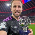 Harry Kane Instagram - ⭐ 𝐌𝐀𝐍 𝐎𝐅 𝐓𝐇𝐄 𝐌𝐀𝐓𝐂𝐇 ⭐ @harrykane #UCL #FCBvGS @championsleague Allianz Arena