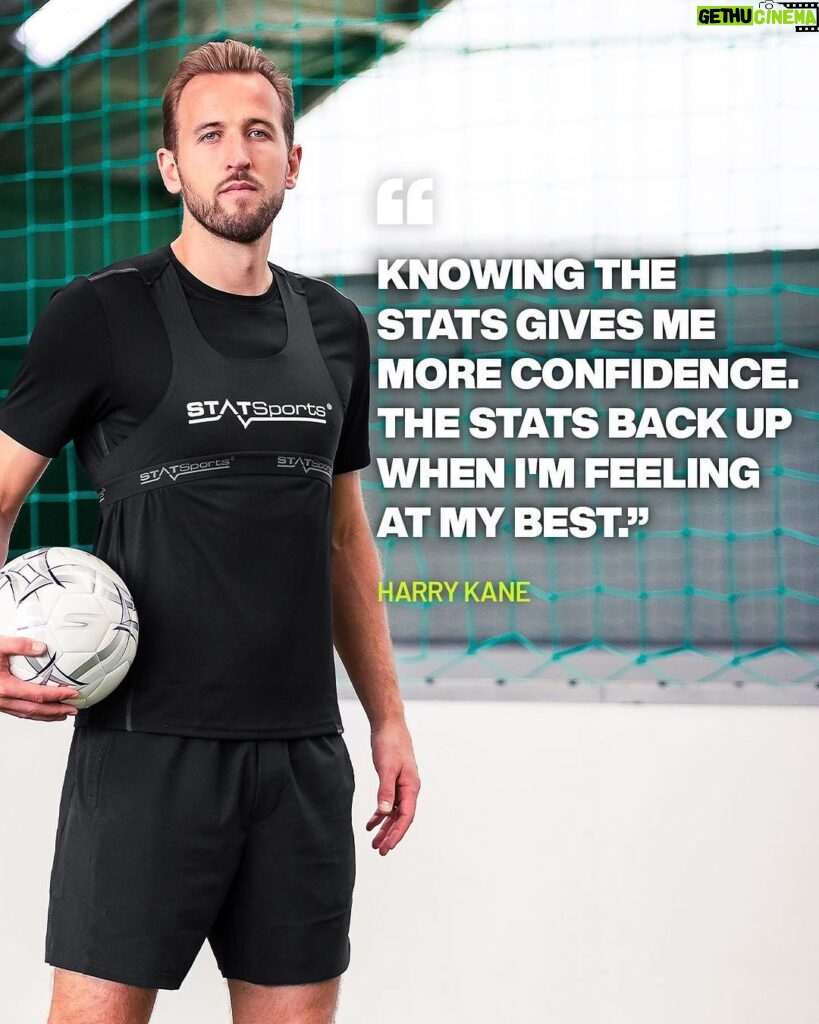 Harry Kane Instagram - Confidence is key in football, and it starts with preparation. STATSports enables me to know exactly where I am on the field, my speed, and distance covered, it gives me an edge. 💪🏼🔥