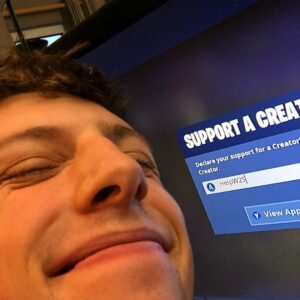 Harry Lewis Instagram - Shoutout to anyone using my creator code on fortnite it gives me money and I really appreciate it