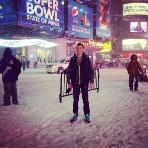 Harry Lewis Instagram - New York #Snow