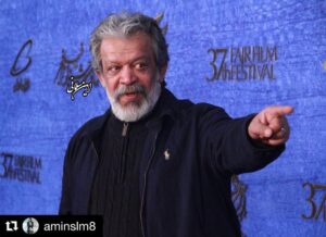 Hassan Pourshirazi Instagram - Repost @aminslm8 ・・・
#حسن_پور_شیرازی 
#سی_و_هفتمین_جشنواره_فیلم_فجر 
#هنرمند 
#عکاسی 
#رد_کارپت
#حسن_پور_شیرازی