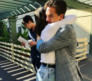 Hayden Byerly Instagram - I'm smiling in a lot of these photos but you just can't see the tears.  Reading the final episode of the series is unreal and it's all hitting us pretty hard.  Can't wait for you guys to see such an incredible and beautiful episode.