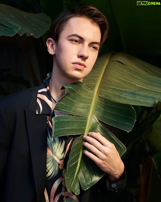 Hayden Byerly Instagram - Shout-out to @grumpymagazine for some very nice photos. Which is your favorite? I'm definitely all about the palm leaf.