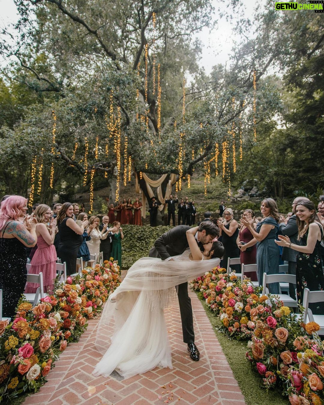 Hayley Orrantia - 16.4K Likes - It’s all in the details 💍 We will be reminiscing on these memories forever! Thank you to all of our incredible vendors for making this evening so special!
•
•
Photography @taryndudley
Venue @calamigosguestranch
Planner @karlispanglerevents
Florals @joyofbloomflorals
Band @jordankahnorchestra
DJ @secondsong_official
Rentals @premiere_rents / @adorefolklore
Dress @lizmartinezbridal
Installations @thejoyhaven
Signage @studioyella
Cake @vanillabakeshop
Videography @kindlyweddings
Digital Content @giftsforthegirls
Pizza @pizzahut