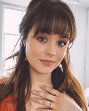 Hayley Orrantia Instagram - Beaming from yesterday 💜✨