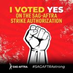 Hayley Orrantia Instagram - I stand with my fellow SAG members in authorizing a strike ✊🏻 it’s time for a change #SAGAftraStrong