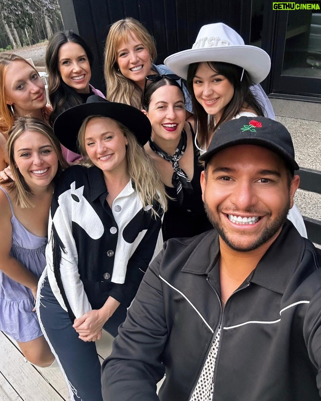 Hayley Orrantia Instagram - just a snippet 🪩 #bacheloretteparty Whitefish, Montana