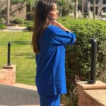 Heba Magdi Instagram - يوماً ما 💙 ___________ Suit @frillucairo