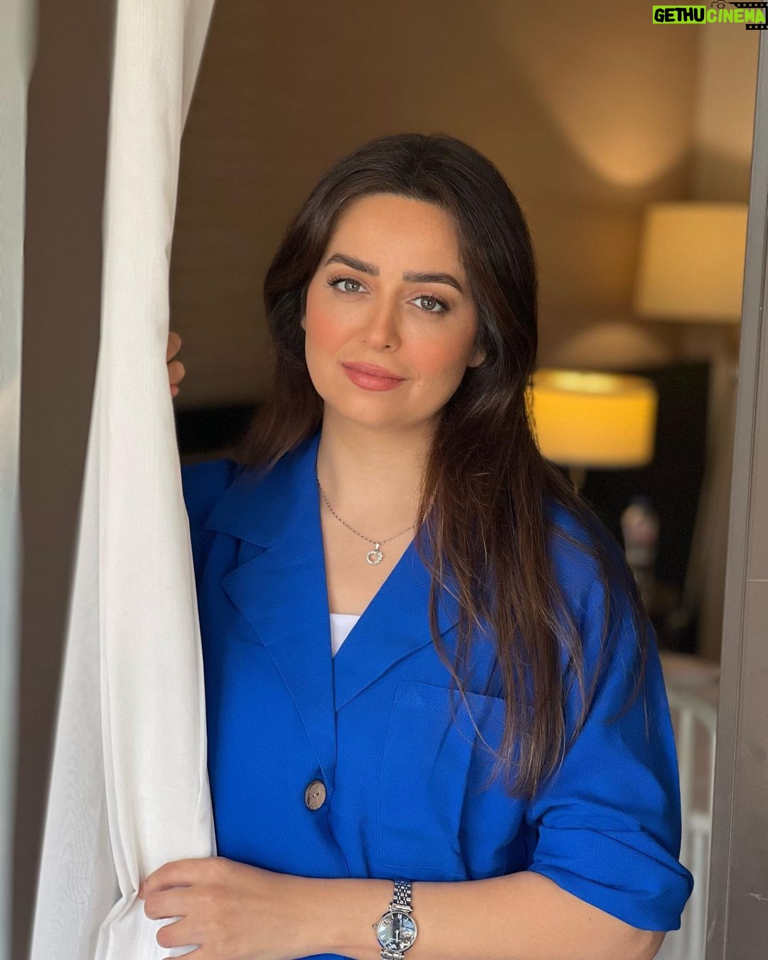 Heba Magdi Instagram - يوماً ما 💙 ___________ Suit @frillucairo