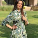 Heba Magdi Instagram - With natural comfort and greenery we need💚 Location @westincairo Dress @be_my_guest_shopping The Westin Cairo Golf Resort & Spa, Katameya Dunes