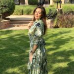 Heba Magdi Instagram - With natural comfort and greenery we need💚 Location @westincairo Dress @be_my_guest_shopping The Westin Cairo Golf Resort & Spa, Katameya Dunes