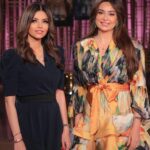 Heba Magdi Instagram - ان شاء الله حلقة انهاردة مع الاعلامية المتميزة ايمان الحصري في مساء DMC 🧡💚 @eman_elhossary _____________ Thank you my beautiful team Dress @be_my_guest_shopping MUA @ayarady_makeup_artist Jewelry @dimajewellery Hair @haythamamin2012
