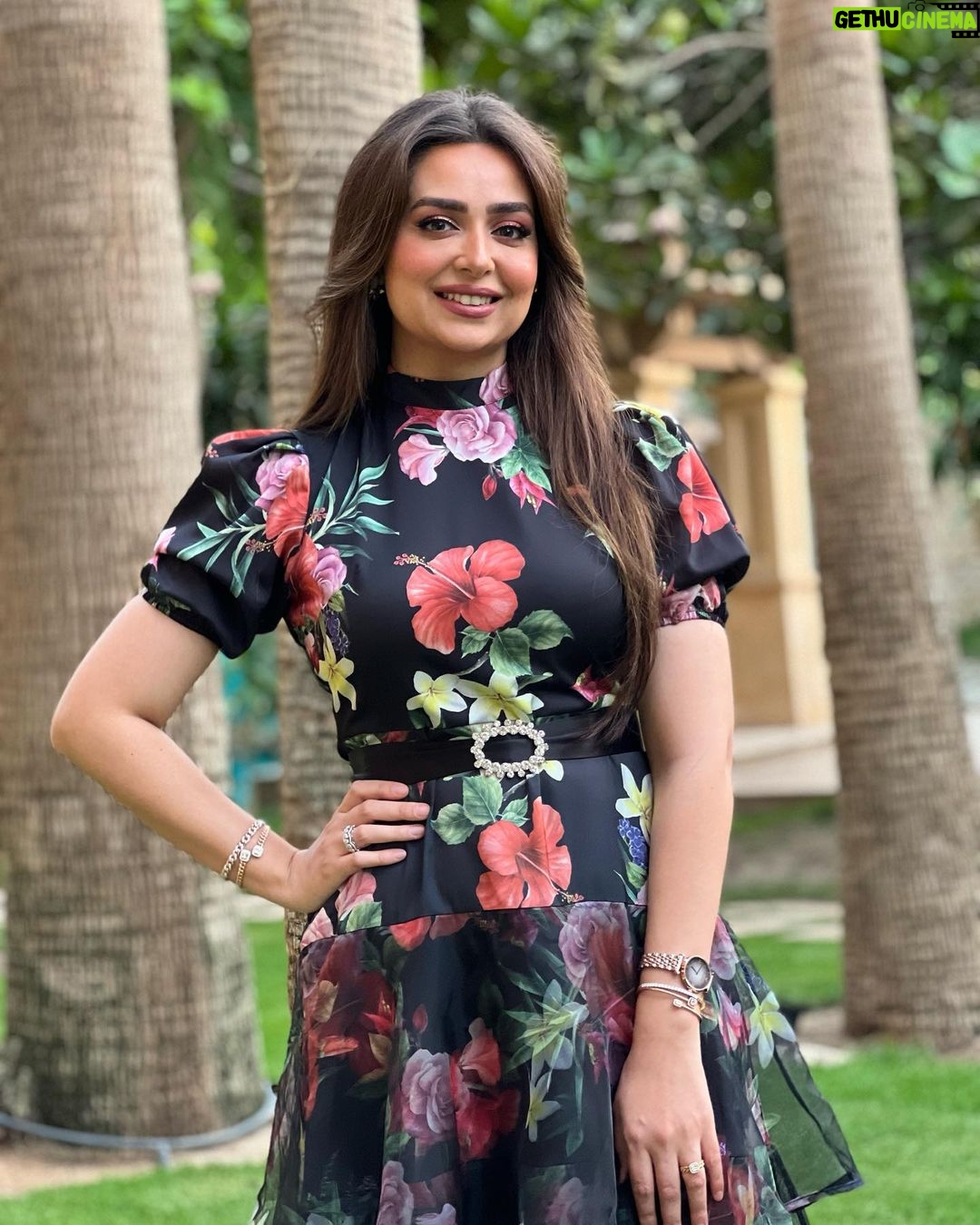Heba Magdi Instagram - Beautiful yesterday 🌷 ___________ MUA the most talent @ayarady_makeup_artist Hair @baytree_eg Jewelry @houseofglamourjewellery Dress @be_my_guest_shopping