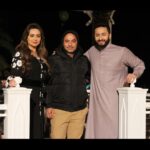 Heba Magdi Instagram - استاذي المخرج الكبير احمد سمير فرج و النجم حمادة هلال @ahmedsamirfarag @hamadahelaleg #المداح_أسطورة_العشق ____________________ Outfit @be_my_guest_shopping