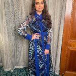 Heba Magdi Instagram - Before the beautiful night of Dabur Amla 💙 @daburamlaarabia ________________ Dress @be_my_guest_shopping Jewelry @dimajewellery MUA @ayarady_makeup_artist Hair @haythamamin2012