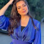 Heba Magdi Instagram - المداح١١١ 💙 ______________ Caftan @selhyan MUA @ayarady_makeup_artist Hairdresser @haythamamin2012
