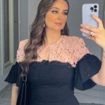 Heba Magdi Instagram - 🌸🌸🌸 Dress @amanyelcherif MUA @mai_elbahey Hair salon @baytree_eg @adelateef12 Jewelry @houseofglamourjewellery Bag @shantety.stores.official