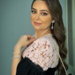 Heba Magdi Instagram - 🌸🌸🌸 Dress @amanyelcherif MUA @mai_elbahey Hair salon @baytree_eg @adelateef12 Jewelry @houseofglamourjewellery Bag @shantety.stores.official