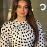 Heba Magdi Instagram - 🤍🖤 Dress @saffronboutiqueuae MUA @ayarady_makeup_artist Hair @adelateef12