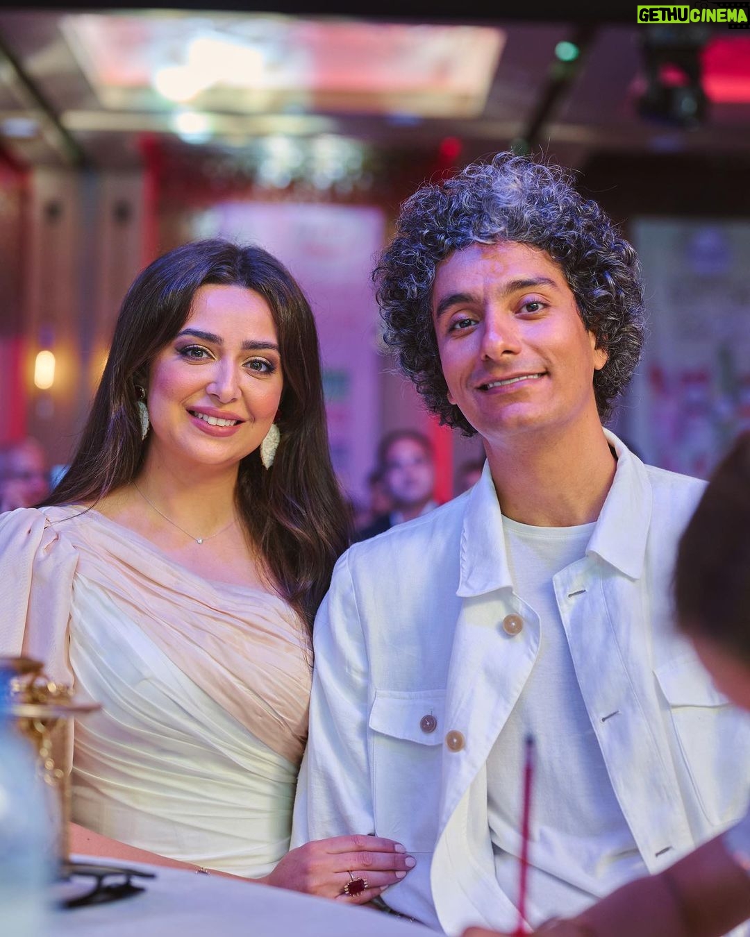 Heba Magdi Instagram - @mohamedmohsensinger @daburamlaarabia 🤍💚 __________ Thank you so much 🥻@fasateen_boutique 💍 @dimajewellery