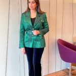 Heba Magdi Instagram - 💚 Outfit @be_my_guest_shopping MUA @ayarady_makeup_artist Hair @haythamamin2012