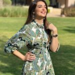 Heba Magdi Instagram - With natural comfort and greenery we need💚 Location @westincairo Dress @be_my_guest_shopping The Westin Cairo Golf Resort & Spa, Katameya Dunes