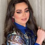 Heba Magdi Instagram - Before the beautiful night of Dabur Amla 💙 @daburamlaarabia ________________ Dress @be_my_guest_shopping Jewelry @dimajewellery MUA @ayarady_makeup_artist Hair @haythamamin2012