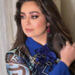 Heba Magdi Instagram - Before the beautiful night of Dabur Amla 💙 @daburamlaarabia ________________ Dress @be_my_guest_shopping Jewelry @dimajewellery MUA @ayarady_makeup_artist Hair @haythamamin2012