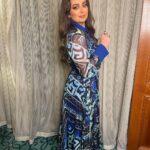 Heba Magdi Instagram - Before the beautiful night of Dabur Amla 💙 @daburamlaarabia ________________ Dress @be_my_guest_shopping Jewelry @dimajewellery MUA @ayarady_makeup_artist Hair @haythamamin2012