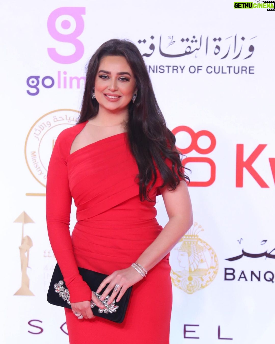 Heba Magdi Instagram - Cairo international film festival 2022 ______________ Dress @dinaelgeddawyofficial Fabric @almasryfabrics MUA @ayarady_makeup_artist H.D. @haythamamin2012 Jewelry @glamour.jewellery Bag @alicia_arts