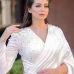 Heba Magdi Instagram - Latest photoshoot 🤍🤍🤍 Photo @samuel.antwan Dress @basma_sleem_couture MUA @doha.mekky Location @westincairo The Westin Cairo Golf Resort & Spa, Katameya Dunes