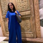 Heba Magdi Instagram - Beautiful night 💙 —————— Jumpsuit by @skadi.eg